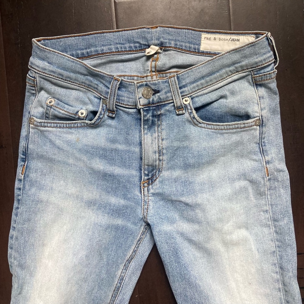 Rag and Bone skinny jeans mid rise